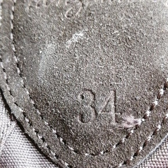 Tanzmuster Girls Ballet Shoe Black Flat w/Elastic Opening Cross Instep Straps 34 - Picture 9 of 9